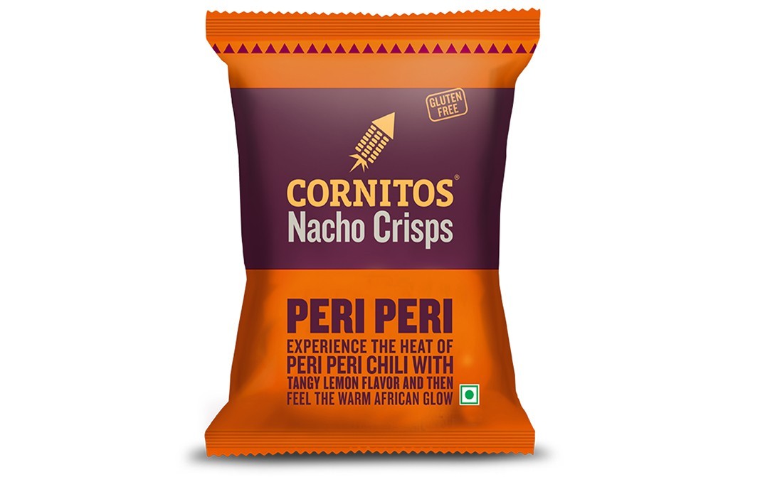 Cornitos Nacho Crisps Peri Peri   Pack  60 grams